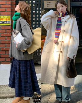 韩国蜜斯
姐太会穿了，12套街拍美成模板，细节拉满！