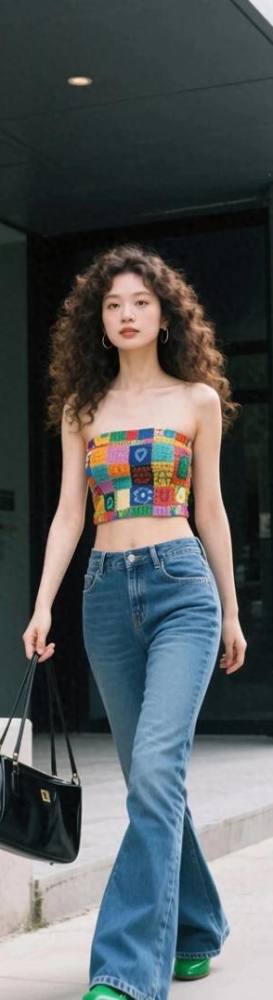 美女模特街拍美女写真图