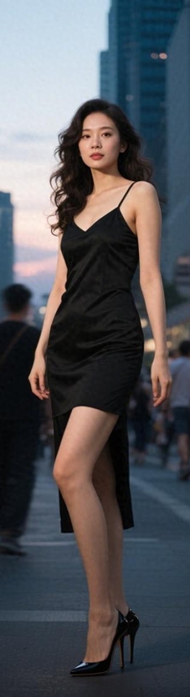 街头成熟美女，高清壁纸