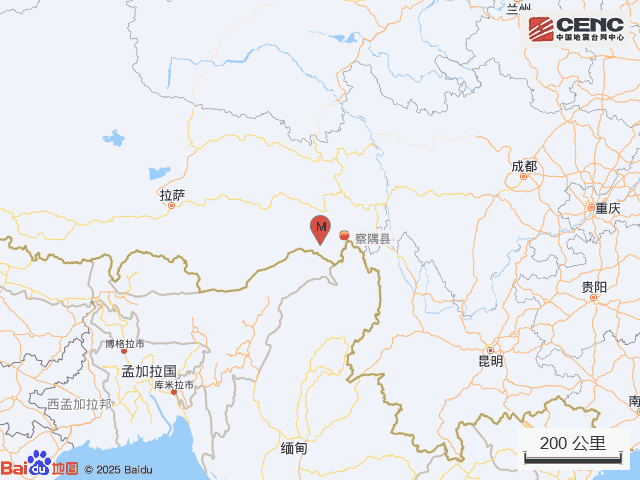 刚刚，地震了！此地曾发生过8.6级大地震↗今天多地网友都有震感