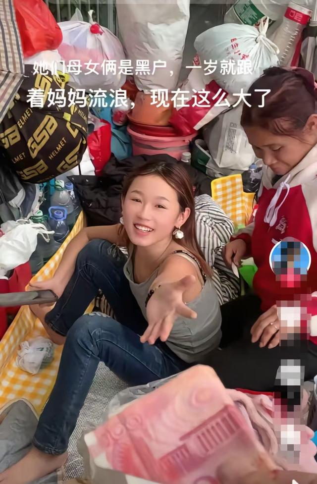 广东18岁女孩流浪街头 天生丽质，一男子隔三差五找她:已带回家