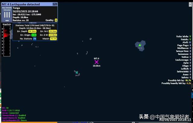 缅甸大地震后汤加突发7.3级，海啸预警发出！网友：会导致激活吗
