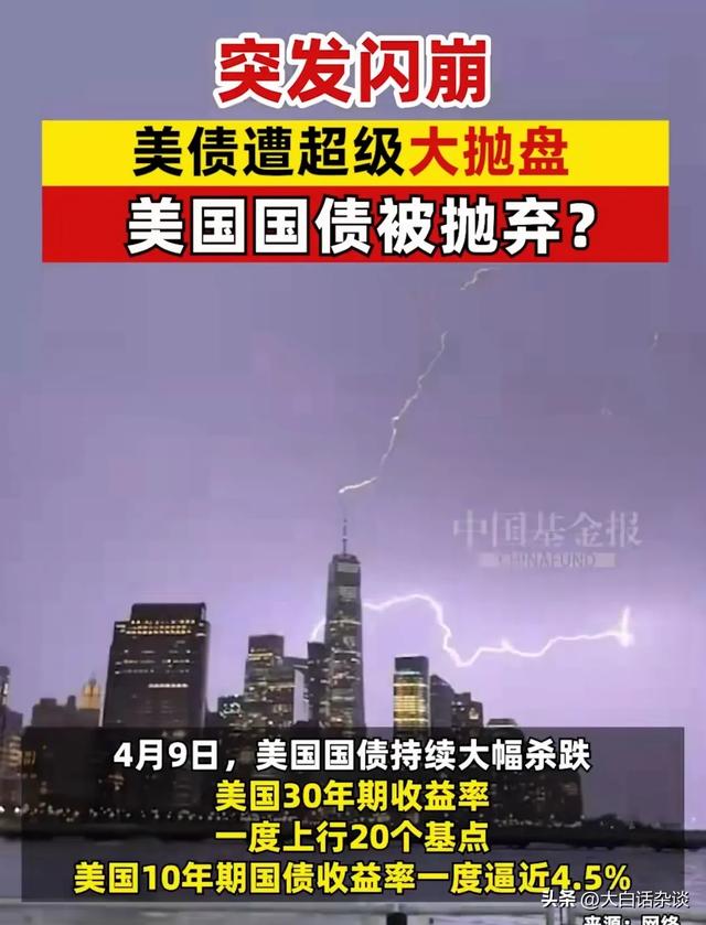 白宫：再加税125%，放过75国，中方发起回手
战，美国经济或崩盘