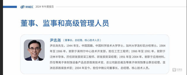 突发！国产芯片设备
巨头中微公司董事长尹志尧放弃美国籍，规复为中国国籍｜硅基天下