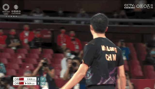 乒协代表大年夜

会，马龙站最左边角落，王励勤在中间C位，刘国梁消散踪


