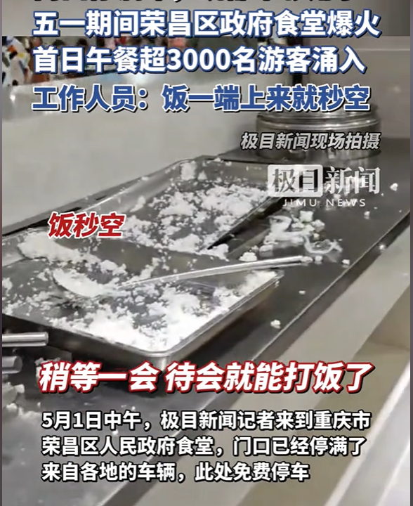 放假第2天，天下景点彻底陷落，西湖排队2小时起，重庆被挤成米糕