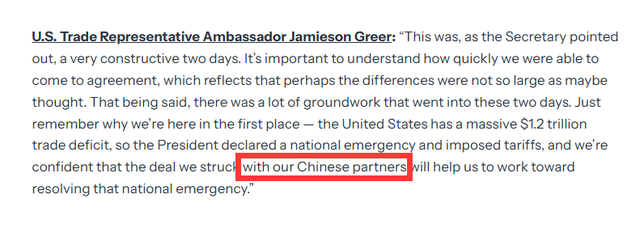 中美出乎全世界意料，日内瓦谈判
竣事，美方对中国的称呼都变了