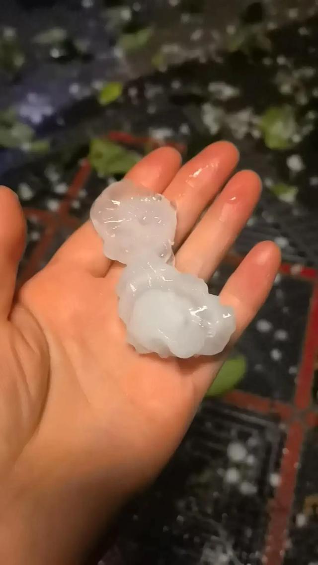 北京昨晚冰雹年夜

如鸽子蛋！行人冒雨骑车被砸，有车辆桥下躲雹致交通拥堵