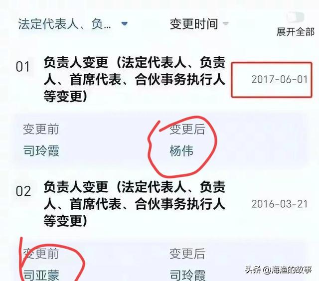 实锤了？父亲连夜变更法人代表和股东，黄杨钿甜坑爹坑出新高度