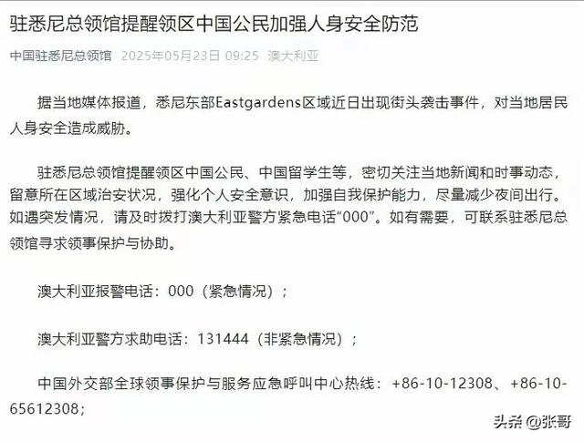 中国伉俪
在澳洲被打后续，被留门生堵到哭，跪地讨饶，细节曝光
