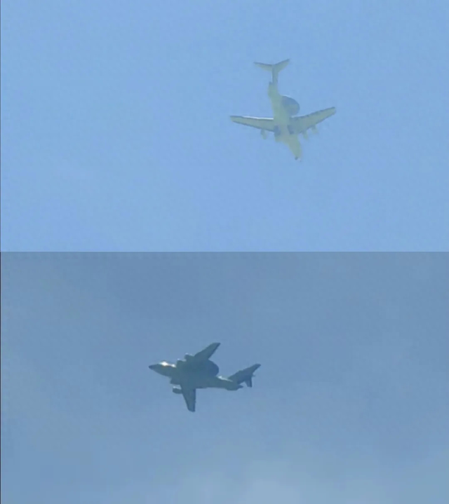 领先美国两代？空警-3000预警机试飞照曝光，连F-22都藏不住了！