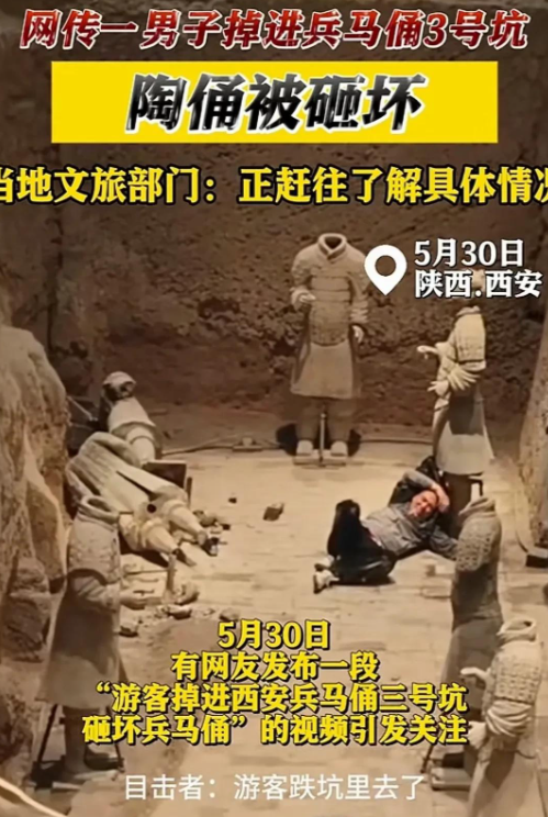 夫君毁坏兵马俑后续，身份曝光，或免于科罚
，眼见者发声，不简单