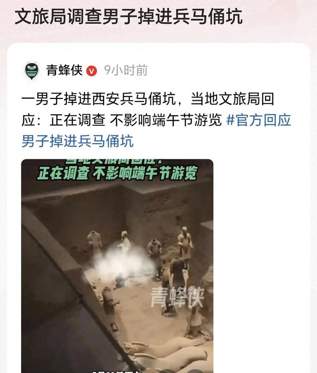 夫君毁坏兵马俑后续，身份曝光，或免于科罚
，眼见者发声，不简单