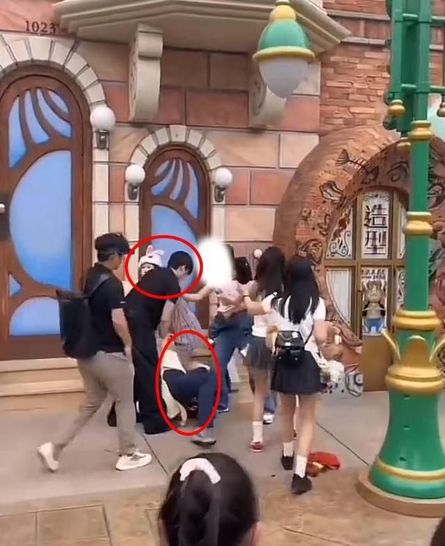 迪士尼微胖女打斗后续：目击者曝原因，警方转达，格后代是惹事精