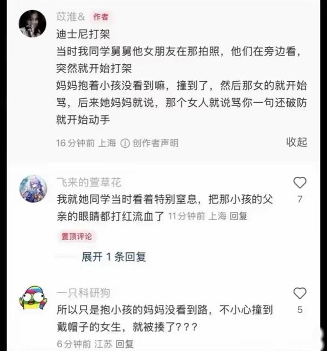 迪士尼微胖女打斗后续：目击者曝原因，警方转达，格后代是惹事精