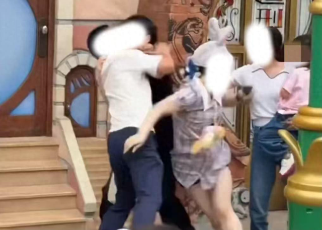 迪士尼微胖女打斗后续：目击者曝缘故原由，警方转达，格后代是惹事精