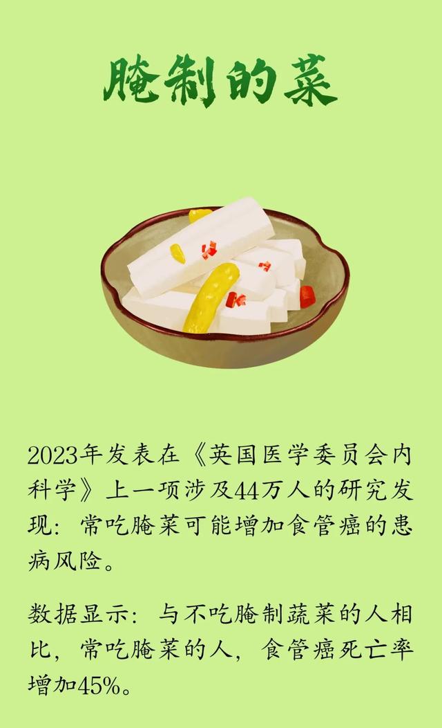 管住嘴就是最好的防癌！致癌食物
清单，天天看一遍，能不吃就不吃