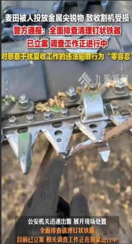 最高可判去世

刑！邯郸麦田插钢筋后续，警方转达：全面排查，零容忍