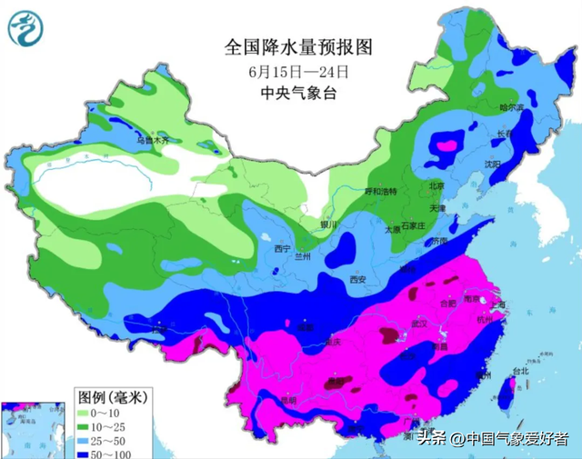 新大暴雨来了：台风后更大规模
暴雨来，北方旱区下雨鉴戒旱涝急转
