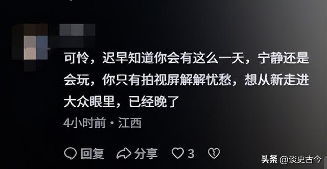 汪峰牵手宁静后，最恶心的一幕涌现
了，丛林北的批评区彻底陷落！