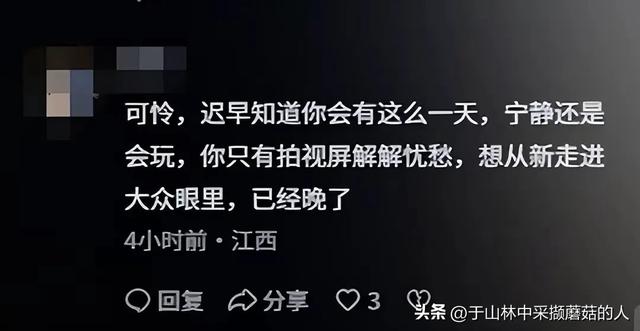 汪峰牵手宁静后，丛林北批评区沦陷，她用两个活动，注解
白立场
！